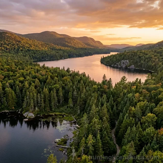 Maine hunting landscape
